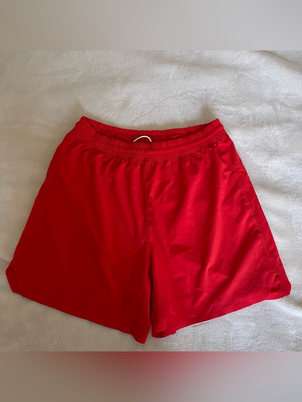 Men's Red Athletic Shorts